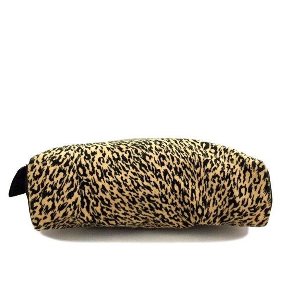 Christian Dior CD Logo Leopard Pattern Canvas Cosmetic Pouch Bag /1G0791 - Picture 5 of 8